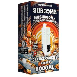Shroomz THC Liquid Diamond Mushroom Disposable 6G-Orange Cookie