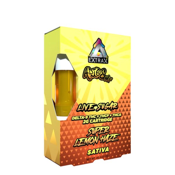 Delta Extrax Adios MF D9 THC-P THC-A Cartridge Super Lemon Haze