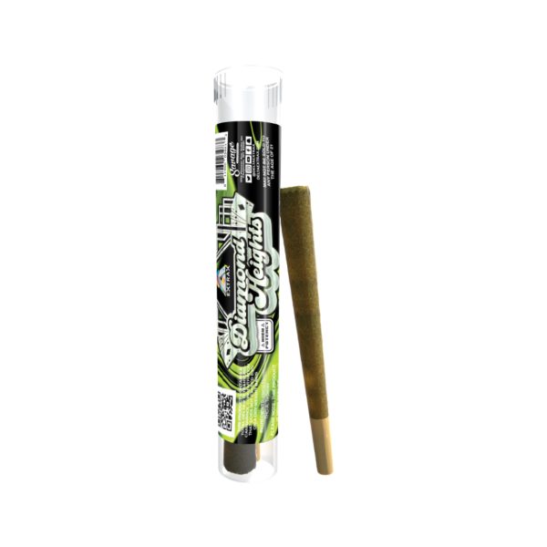 Delta Extrax Diamond Heights Exotic Indoor THC-A Pre Roll - 2PK Green Crack