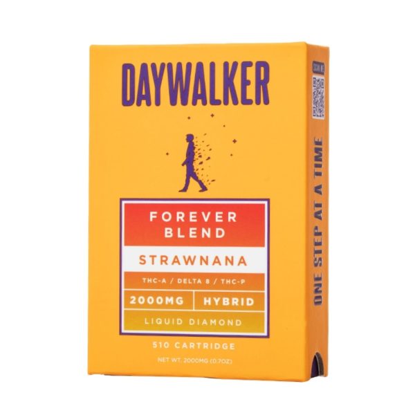 DayWalker Forever Blend THC-A D8 THC-P Cartridge - 2G strawnanan