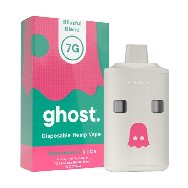 Ghost Blissful Blend All-In-One Slide Piece Disposable – 7G watermelon-z