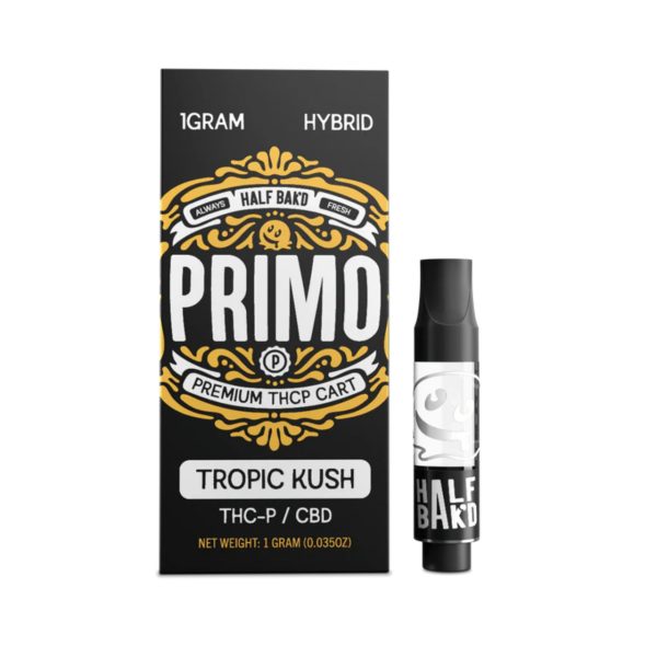 Half Bak'd Primo Blend THC-P Cartridge - 1G TROPIC KUSH