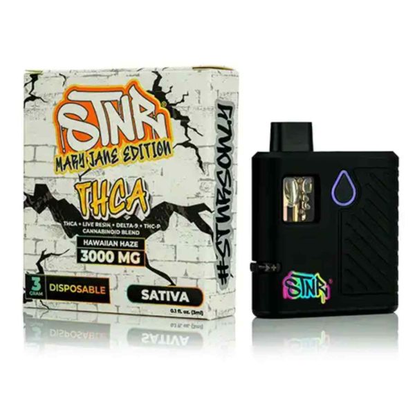 STNR Mary Jane Blend Delta-9 THC-A THC-P Live Resin Disposable 3G-Hawaiian Haze