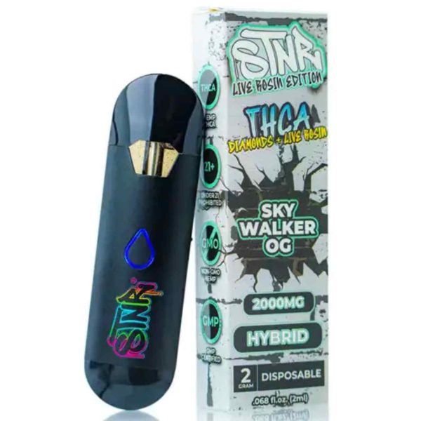 STNR THC-A Diamonds & Live Rosin Edition Disposable 2G-Skywalker OG