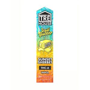 TRĒ House Liquid Budder THC-A Live Resin Disposable - 2G Sunset Sherbet
