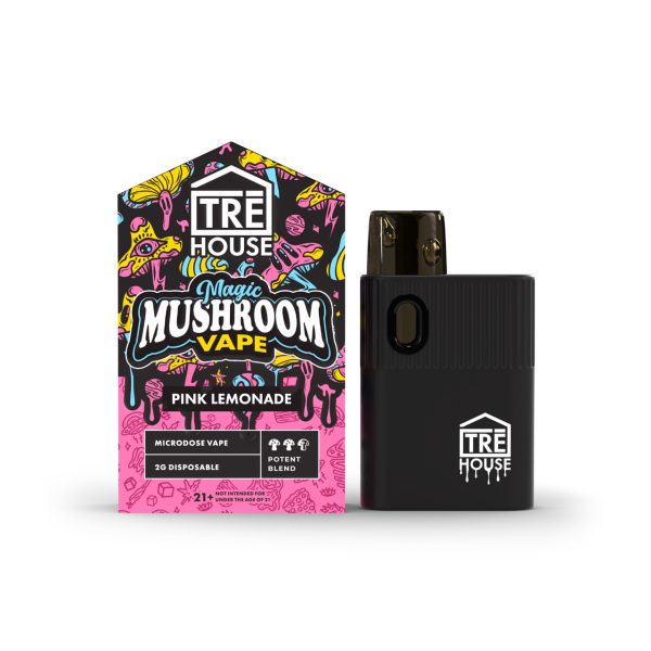 Tre House Magic Mushroom Disposable Vape - 2G Pink Lemonade