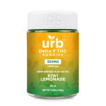 URB Delta-9 THC Vegan Gummies - 350MG Kiwi Lemonade
