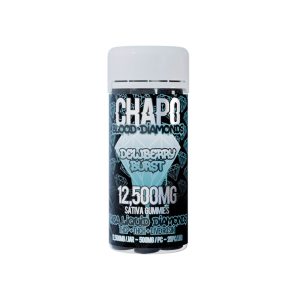 Chapo Blood Diamonds THC-ATHC-PTHC-H Live Rosin Gummies – 12,500MG Dewberry Burst