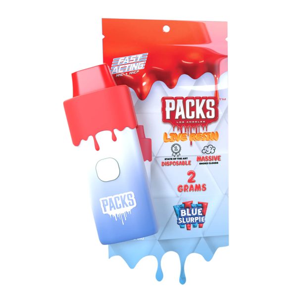 PACKS THC-A Live Resin Diamonds Disposable – 2G Blue Slurpie